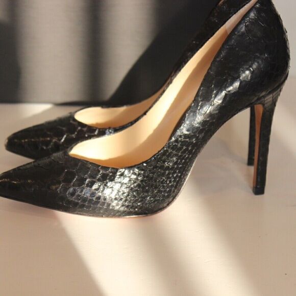 NEW Alexandre Birman fechado Salto Alto Black Heels size 8 - Picture 6 of 11